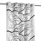 Arvidssons Textil Kvisten Vit/Svart Öljettlängd