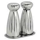 Robert Welch Palm salt- och pepparkvarn med bricka 17 cm, rostfritt stål