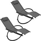 Woltu Sunloungers LS002gr-2 set of 2