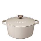 Sabor Gjutjärnsgryta 24 cm 4,4l varmgrå