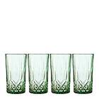 Lyngby Glas Sorrento Highball 38 cl 4-pack Grön