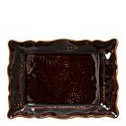Sthål Arabesque assiett 19x13 cm coffee