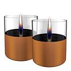TenderFlame Lilly bordslykta 10 cm 2-pack koppar