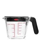 OXO Måttkanna med lock 0,5l glas