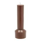 Villa Collection Hvils Blockljus 7x20 cm Brown