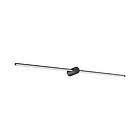 Ideal Lux Filo vägglampa till bad, svart, bredd 115 cm
