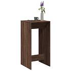 vidaXL Barbord brun ek 51x50x103,5 konstruerat cm trä