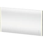 Duravit XSquare spegel med belysning, dimbar, touch, 140x80 cm, krom
