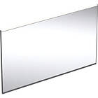 Geberit Option Plus Square spegel med belysning, dimbar, imfri, 120x70 cm, svart