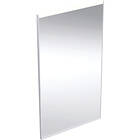 Geberit Option Plus Square spegel med belysning, dimbar, imfri, 40x70 cm, aluminium