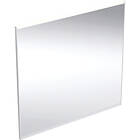 Geberit Option Plus Square spegel med belysning, dimbar, imfri, 75x70 cm, alumin