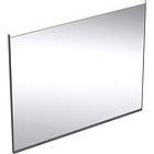 Geberit Option Plus Square spegel med belysning, dimbar, imfri, 90x70 cm, svart