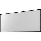Sanibell Basicline spegel 140x60cm på mattsvart aluminiumram