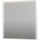 Sanibell Ink SP19 spegel med belysning, dimbar, imfri, matt vit, 80x80 cm