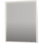 Sanibell Ink SP19 spegel med belysning, dimbar, imfri, matt vit, 70x80 cm