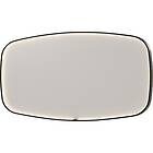 Sanibell Ink SP31 spegel med belysning, dimbar, imfri, borstad svart, 160x80 cm