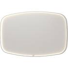 Sanibell Ink SP31 spegel med belysning, dimbar, imfri, mattvit, 140x80 cm