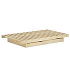 Karup Design Kanso Sängram inkl 2 Lådor Raw 90cm Trä