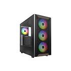Montech XR Wood Black Chassi Miditower (Svart)
