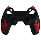 Malmö TeknikKompani Playstation 5 PS5 Silikon Skin Skal Fodral Anti-Slip Skydd Flame Design Svart