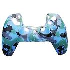 Malmö TeknikKompani Playstation 5 PS5 Silikon Skin skal Mönster Camo Blå