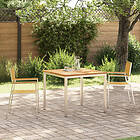 vidaXL 3 Delar Trädgårdsmöbler Set Teak Massivt 3334797