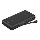 Belkin Boostcharge Integrated USB-C Cable Power Bank PD30W 20000Mah