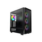 Montech X5 (Svart/Transparent)