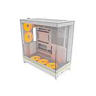 Montech HS02 PRO ARGB (Vit/Transparent)