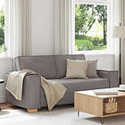 vidaXL 2-sitssoffa taupe 140 cm tyg