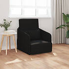 vidaXL Golvsängsoffa 2-i-1 Svart 65x80x83 cm Tyg