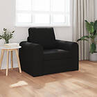 vidaXL Golvsoffa 2-i-1 Svart 98x71x83 cm Tyg