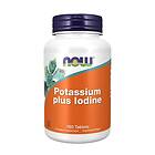 Now Foods Kalium plus Jod 180 tabletter