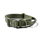BullyBillows Combat Hundhalsband med Handtag Grön 4 cm (M)