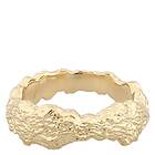 Snö Of Sweden Rio Irregular Ring Plain Gold S