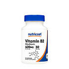 Nutricost Vitamin B2 Riboflavin 400 mg 30 Capsules