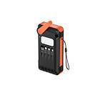 Power solcells-powerbank med vev, 10000 mAh