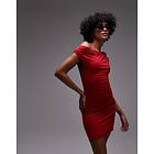TOPSHOP Asymmetric Twist Detail Mini Dress