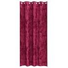 vidaXL Sammetgardiner 2 st med ögonringar Vinröd 245x140 cm