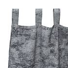 vidaXL Sammetsgardiner 2 st med öglor Silvergrå 260x140 cm