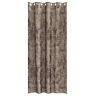 vidaXL Sammetsgardiner 2 st med Ögonringar Cappuccino 245x140 cm
