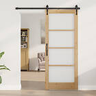 vidaXL Inomhusdörr med glas "ORKDAL" 83x202x4 cm Massivt tallträ