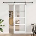 vidaXL Skjutdörr med Beslag 'ORKDAL'Vit 86x211 cm