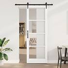 vidaXL Skjutdörr med Beslag Set "ORKDAL" Vit 83x232 cm
