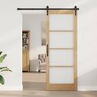 vidaXL Inomhusdörr med glas "ORKDAL" 83x211x4 cm Massivt tallträ