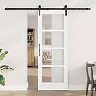vidaXL Skjutdörr med Tillbehör Set 'ORKDAL'Vit 73,5x198.5 cm