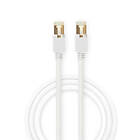 Nedis CAT6 Nätverkskabel RJ45 hane RJ45 hane F/UTP 5,00 m Rund LSZH PVC Vit Kartong med fönster