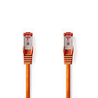 Nedis CAT6 Nätverkskabel RJ45 hane RJ45 hane S/FTP 2,00 m Rund LSZH Orange Label