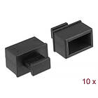 DeLock Dust Cover for SFP slot with grip 10 pieces black