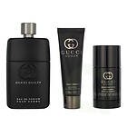 Gucci Guilty Pour Homme Giftset 215ml Edp Spray 90ml/Shower Gel 50ml/Deodorant Stick 75g